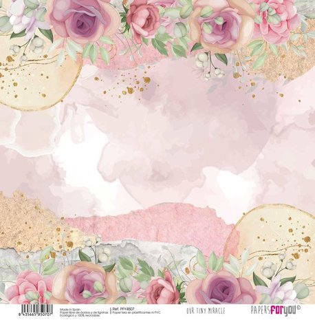 Papers For You Our Tiny Miracle Canvas Scrap Pack (8pcs) (PFY-4506) (DISCONTINUED)