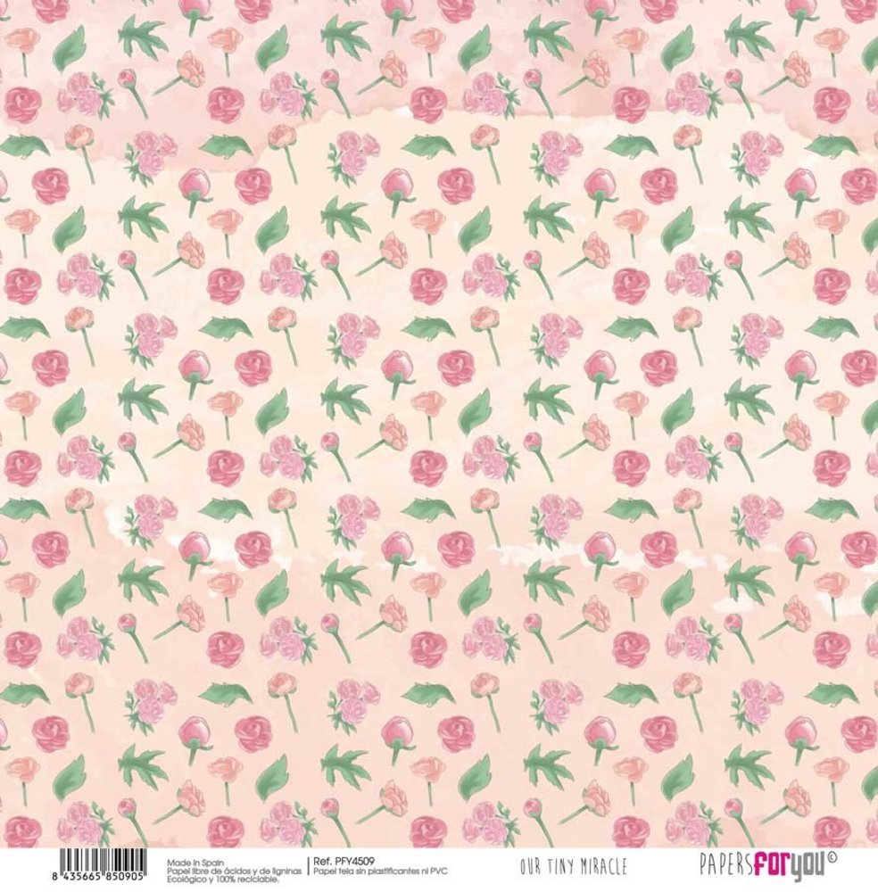 Papers For You Our Tiny Miracle Canvas Scrap Pack (8pcs) (PFY-4506) (DISCONTINUED)