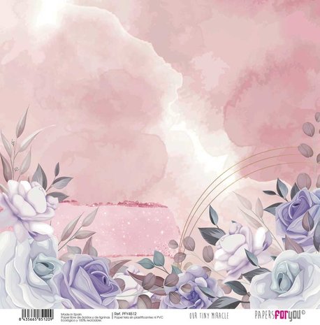 Papers For You Our Tiny Miracle Canvas Scrap Pack (8pcs) (PFY-4506) (DISCONTINUED)
