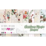 Papers For You Christmas Magic Season Canvas Scrap Pack (8pcs) (PFY-4469) (DISCONTINUED)