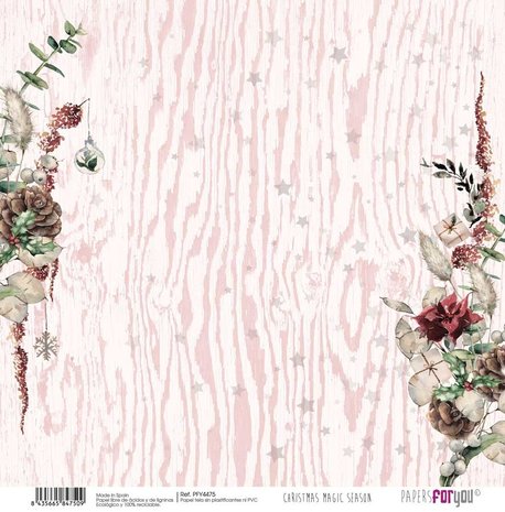 Papers For You Christmas Magic Season Canvas Scrap Pack (8pcs) (PFY-4469) (DISCONTINUED)
