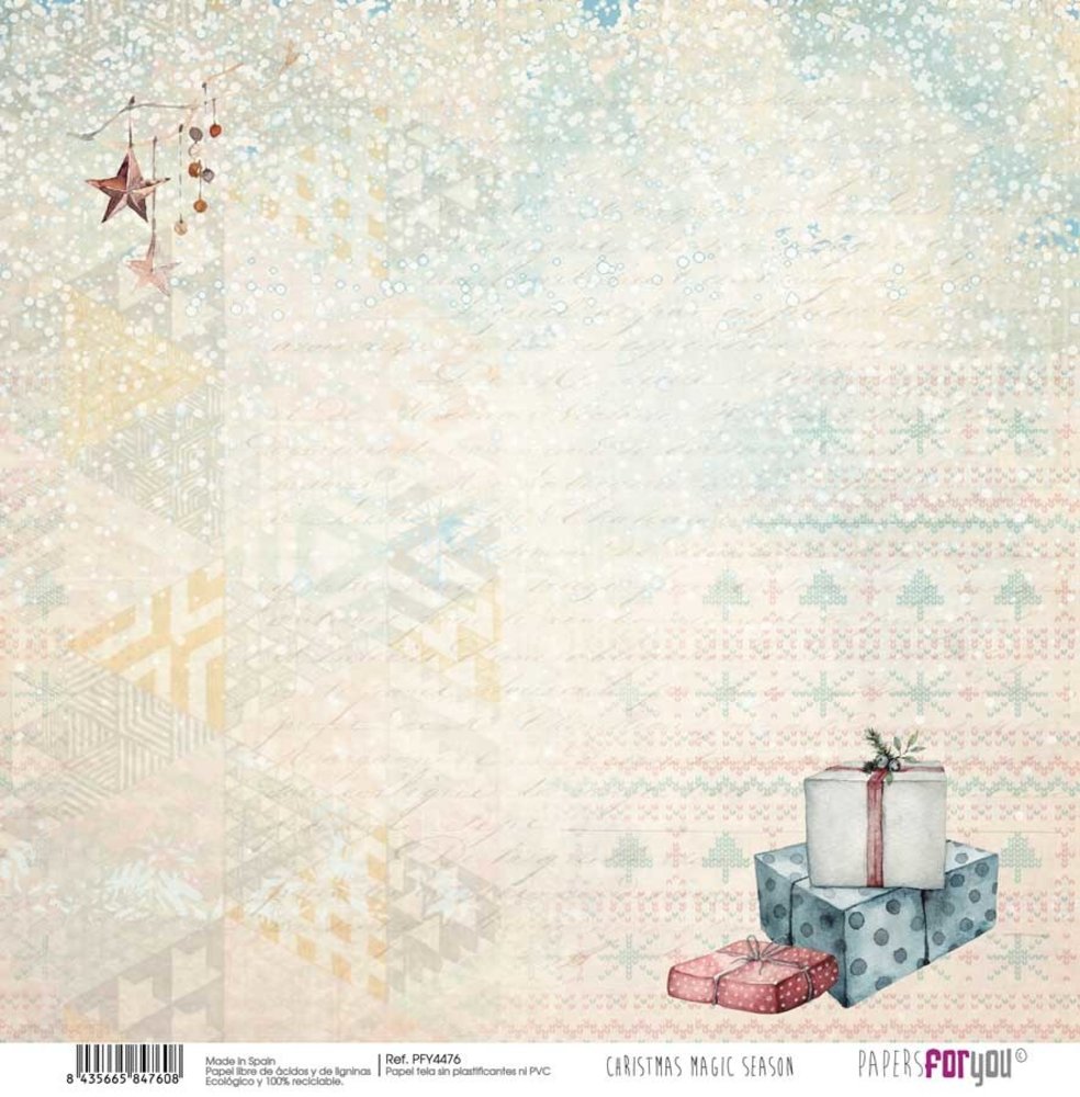 Papers For You Christmas Magic Season Canvas Scrap Pack (8pcs) (PFY-4469) (DISCONTINUED)