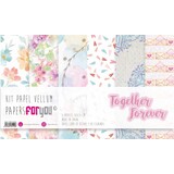 Papers For You Together Forever Vellum Paper Pack (6pcs) (PFY-4414) (DISCONTINUED)