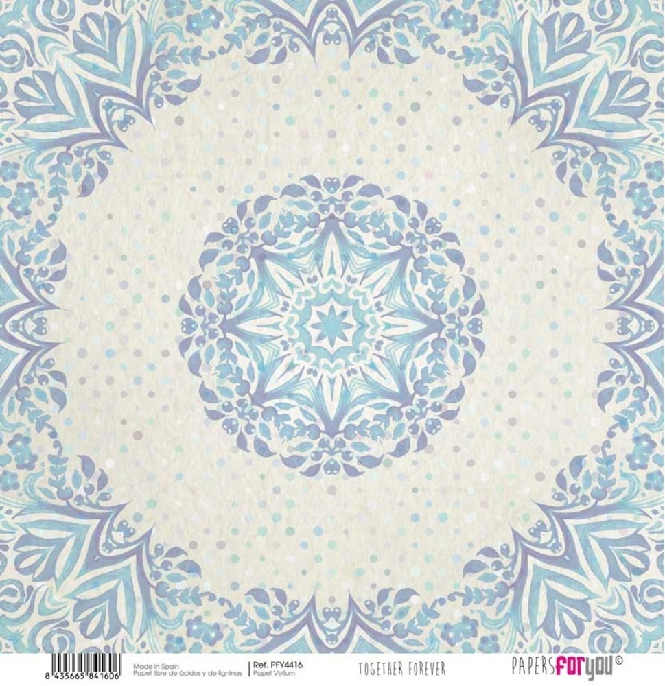Papers For You Together Forever Vellum Paper Pack (6pcs) (PFY-4414) (DISCONTINUED)