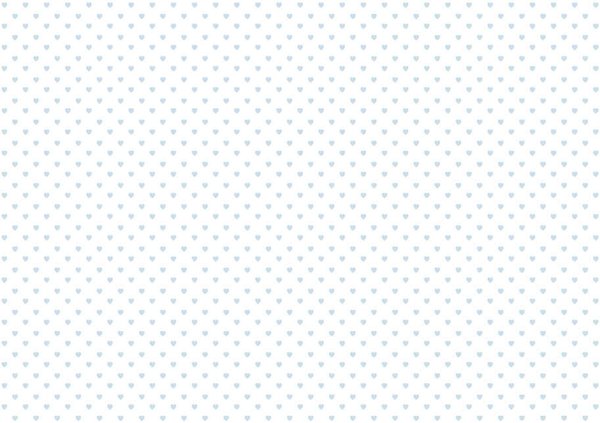 Papers For You Corazones Azul Bebe Decor Binding Fabric (CPFY-4191) (DISCONTINUED)