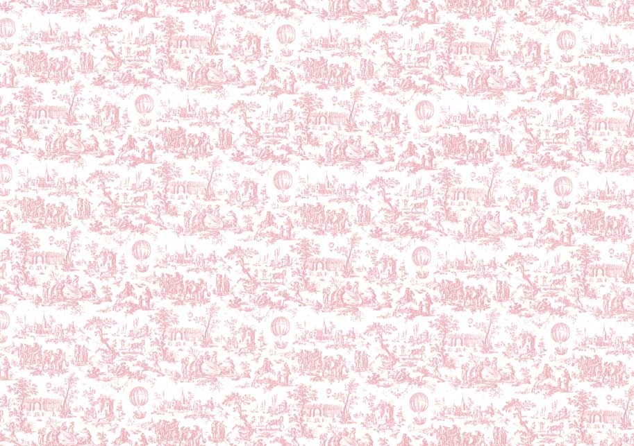 Toile De Jouy Rosa Bebe Decor Binding Fabric Cpfy 4155 Craftlines B V