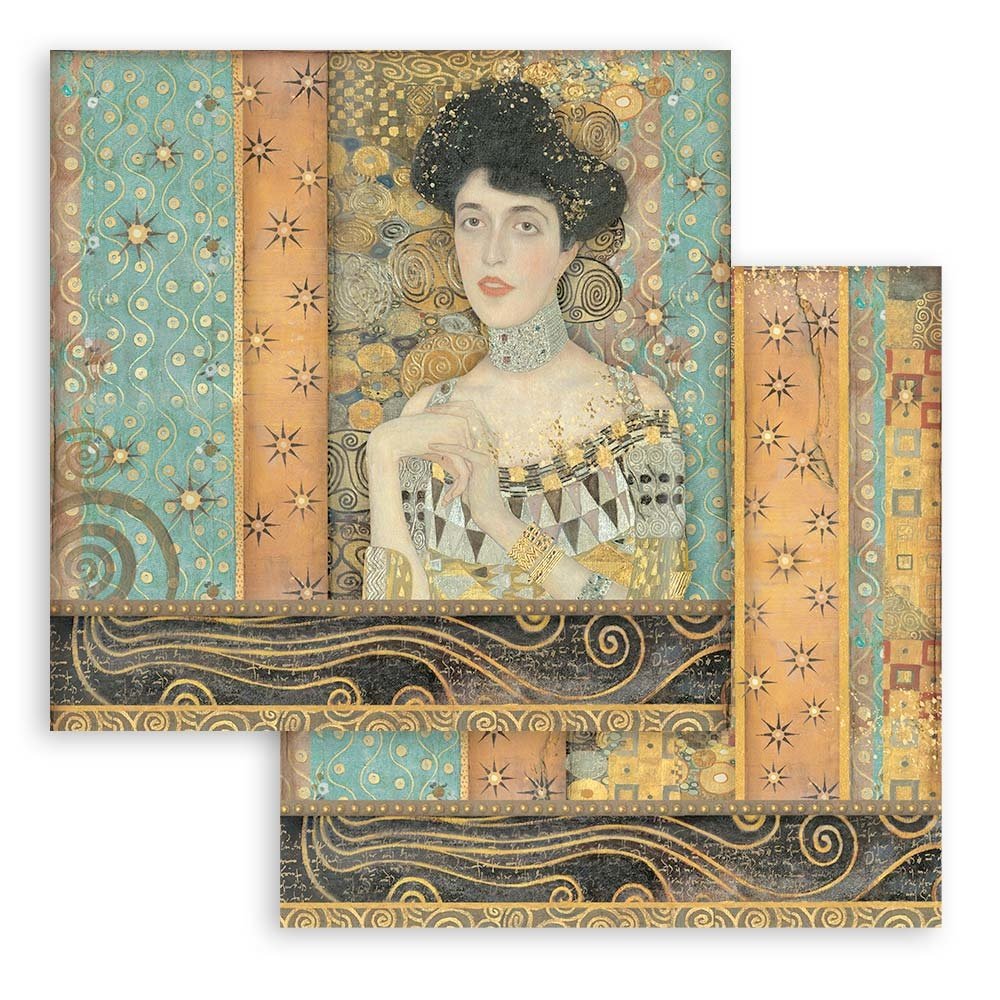 Stamperia Klimt 12x12 Inch Paper Pack (SBBL97) (DISCONTINUED) Stamperia Klimt 12x12 Inch Paper Pack (SBBL97) (DISCONTINUED)