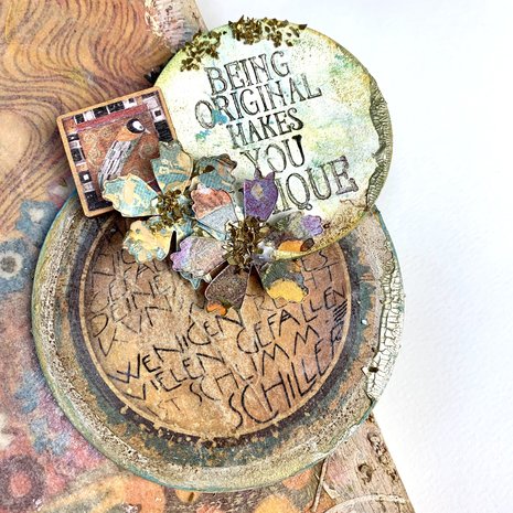 Stamperia Wooden Shapes A5 Klimt Bag Handles and Hearts (KLSP115) (DISCONTINUED) Stamperia Wooden Shapes A5 Klimt Bag Handles and Hearts (KLSP115) (DISCONTINUED)