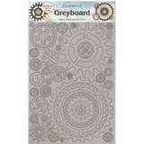 Stamperia Greyboard A4 Lady Vagabond Lifestyle Gears Gauge (KLSPDA448) (DISCONTINUED)