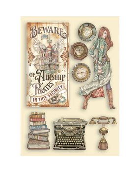 Stamperia Wooden Shapes A5 Lady Vagabond Lifestyle Typing Writer (KLSP112) (DISCONTINUED) Stamperia Wooden Shapes A5 Lady Vagabond Lifestyle Typing Writer (KLSP112) (DISCONTINUED)