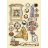 Stamperia Wooden Shapes A5 Lady Vagabond Lifestyle Cat (KLSP114) (DISCONTINUED)