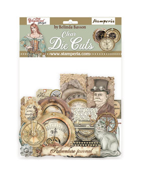 Stamperia Lady Vagabond Lifestyle Clear Die Cuts (DFLDCP21) (DISCONTINUED) Stamperia Lady Vagabond Lifestyle Clear Die Cuts (DFLDCP21) (DISCONTINUED)
