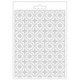 Stamperia Soft Mould A5 Lady Vagabond Lifestyle Metal Texture (K3PTA5604) (DISCONTINUED)