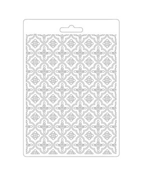 Stamperia Soft Mould A5 Lady Vagabond Lifestyle Metal Texture (K3PTA5604) (DISCONTINUED)