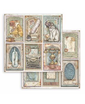 Stamperia Lady Vagabond Lifestyle Cards 12x12 Inch Paper Sheets (10pcs) (SBB839) (DISCONTINUED)