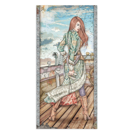 Stamperia Lady Vagabond Lifestyle 6x12 Inch Paper Pack (SBBV14) (DISCONTINUED) Stamperia Lady Vagabond Lifestyle 6x12 Inch Paper Pack (SBBV14) (DISCONTINUED)