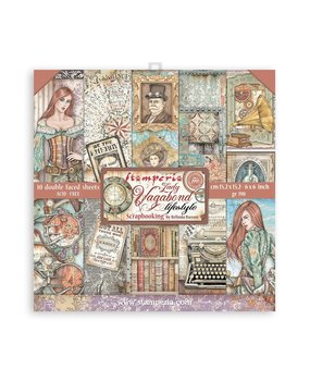 Stamperia Lady Vagabond Lifestyle 6x6 Inch Paper Pack (SBBXS10) (DISCONTINUED) Stamperia Lady Vagabond Lifestyle 6x6 Inch Paper Pack (SBBXS10) (DISCONTINUED)