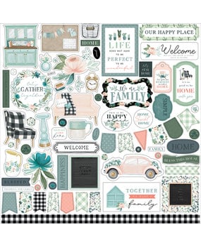 Carta Bella Gather At Home 12x12 Inch Element Sticker (CBGH143014) (OUTLET)