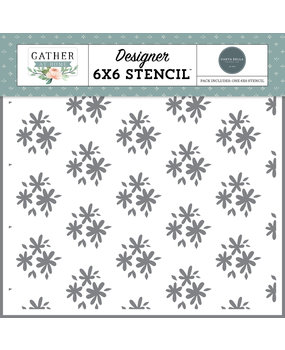 Carta Bella Flower Clusters Stencil (CBGH143034) (OUTLET)
