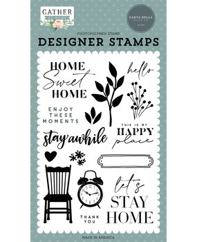 Carta Bella Enjoy These Moments Clear Stamps (CBGH143044) (OUTLET)