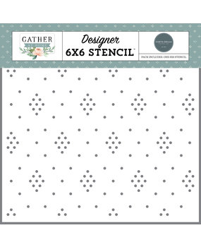 Carta Bella Dotted Diamonds Stencil (CBGH143033) (OUTLET)