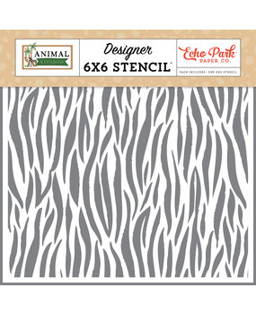 Echo Park Zebra Stencil (AK259034) (OUTLET)