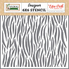 Echo Park Zebra Stencil (AK259034) (OUTLET)