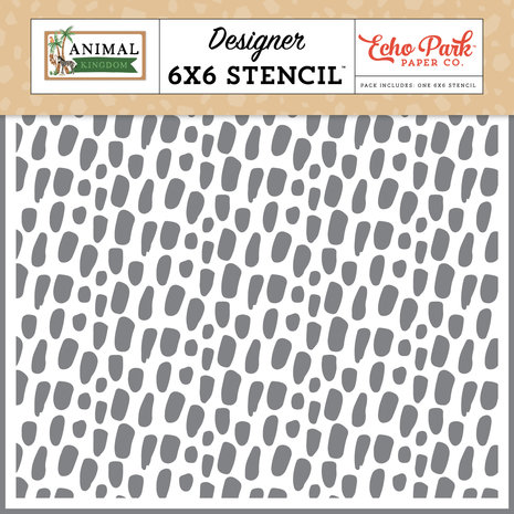 Echo Park Safari Skin Stencil (AK259033) (DISCONTINUED) Echo Park Safari Skin Stencil (AK259033) (DISCONTINUED)