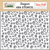 Echo Park Cheetah Stencil (AK259035) (OUTLET)