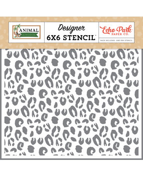 Echo Park Cheetah Stencil (AK259035) (DISCONTINUED)