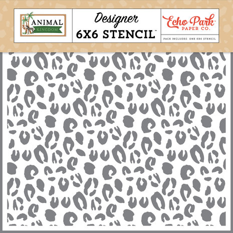 Echo Park Cheetah Stencil (AK259035) (DISCONTINUED) Echo Park Cheetah Stencil (AK259035) (DISCONTINUED)