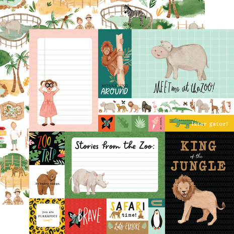 Echo Park Animal Kingdom 12x12 Inch Collection Kit (AK259016) (DISCONTINUED) Echo Park Animal Kingdom 12x12 Inch Collection Kit (AK259016) (DISCONTINUED)