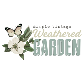 Simple Vintage Weathered Garden