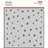 Simple Stories Feelin' Frosty Stencil Frosty Snowflakes (16624) (DISCONTINUED)