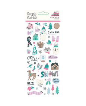 Simple Stories Feelin' Frosty Puffy Stickers (16619) (DISCONTINUED)