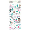 Simple Stories Feelin' Frosty Puffy Stickers (16619) (DISCONTINUED)