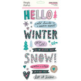Simple Stories Feelin' Frosty Foam Stickers (16618) (DISCONTINUED)