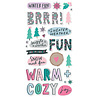 Simple Stories Feelin' Frosty Foam Stickers (16618) (DISCONTINUED)
