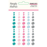 Simple Stories Feelin' Frosty Enamel Dots (16621) (DISCONTINUED)