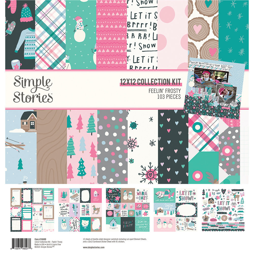 Simple Stories Feelin' Frosty Collection Kit (16600) (DISCONTINUED) Simple Stories Feelin' Frosty Collection Kit (16600) (DISCONTINUED)