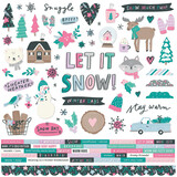Simple Stories Feelin' Frosty Cardstock Sticker (16601) (DISCONTINUED)
