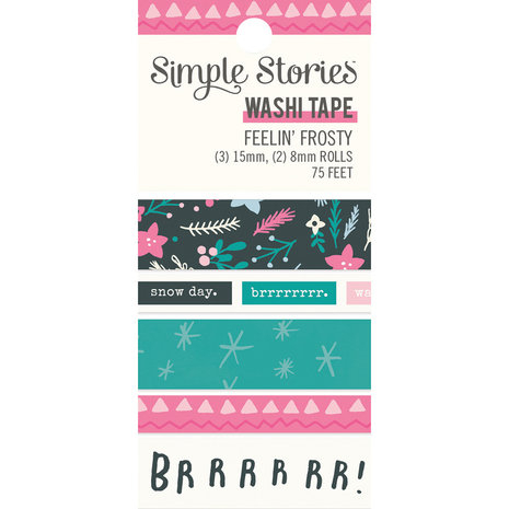 Simple Stories Feelin' Frosty Washi Tape (16622) (OUTLET)