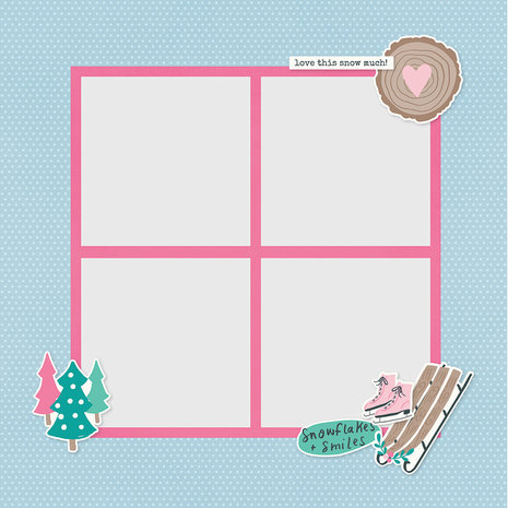 Simple Stories Simple Pages Pieces Snow Much Fun! (16625) (DISCONTINUED)