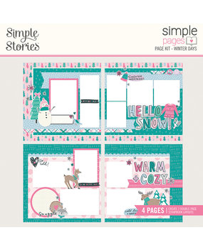 Simple Stories Simple Pages Kit Winter Days (16626) (DISCONTINUED)