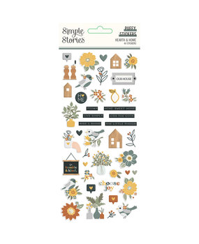 Simple Stories Hearth & Home Puffy Stickers (16521) (DISCONTINUED)