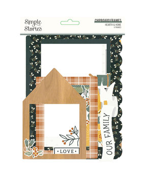 Simple Stories Hearth & Home Chipboard Frames (16519) (DISCONTINUED)