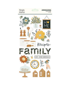 Simple Stories Hearth & Home Chipboard (16515) (DISCONTINUED)