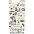 Simple Vintage Weathered Garden Chipboard (16720) (OUTLET)