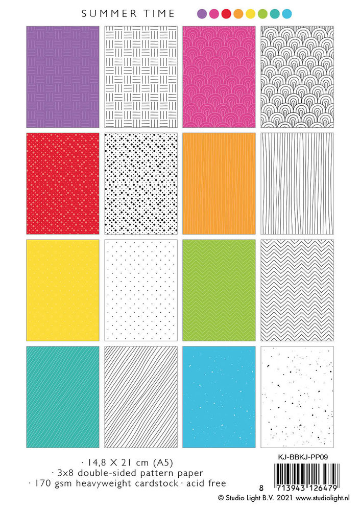 Karin Joan Summer Time A5 Paper Pad (KJ-BBKJ-PP09) (OUTLET) Karin Joan Summer Time A5 Paper Pad (KJ-BBKJ-PP09) (OUTLET)