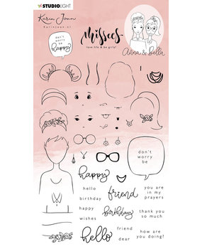 Karin Joan Anna & Bella Missees Clear Stamp (STAMPKJ15) (OUTLET)